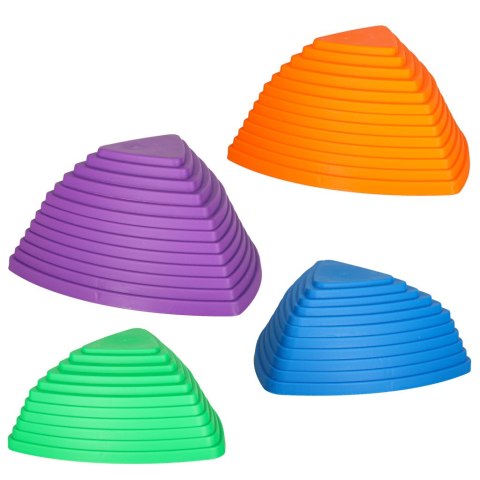 Ścieżka sensoryczna kamienie rzeczne do treningu równowagi podłoga to lawa gra 11 elementów kolorowa Kik Sp. z o. o. Sp. k.