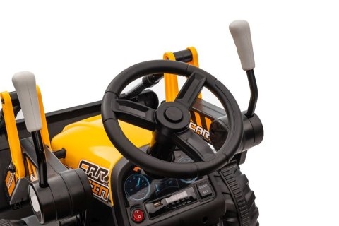 Traktor Na Akumulator Z łyżką BW-X002A Żółty LEAN CARS