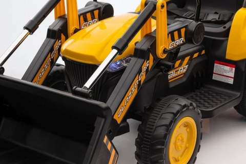 Traktor Na Akumulator Z łyżką BW-X002A Żółty LEAN CARS
