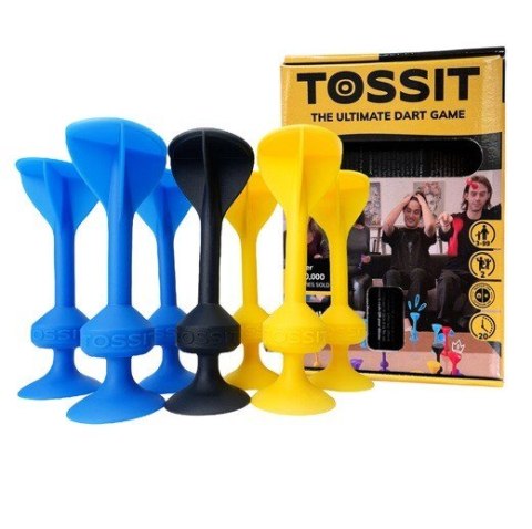 Gra w rzutki TOSSIT Zestaw Startowy, niebieski i żółty