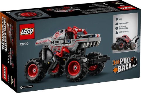LEGO Technic 42200 - Monster Jam ThunderROARus z napędem typu pull-back