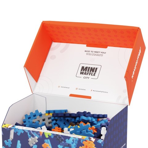 MARIOINEX Klocki Mini Waffle City Posterunek policji, 280 elementów