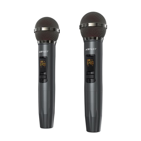 Głośnik bezprzewodowy do karaoke 200W z 2 mikrofonami USB-C czarny ACEFAST