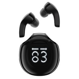 Słuchawki bezprzewodowe T9 Bluetooth 5.3 douszne USB-C czarne ACEFAST