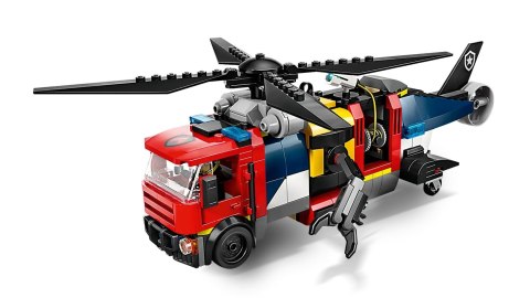 LEGO City 60462 - Zestaw z helikopterem, wozem strażackim i łodzią podwodną