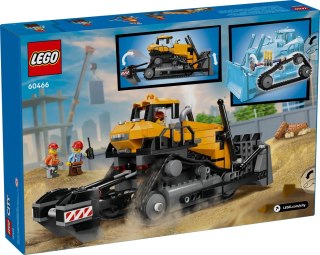 LEGO City 60466 - Żółty buldożer z ładowarką