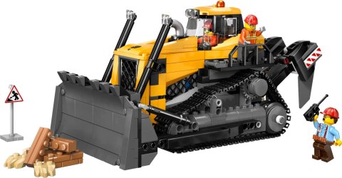 LEGO City 60466 - Żółty buldożer z ładowarką
