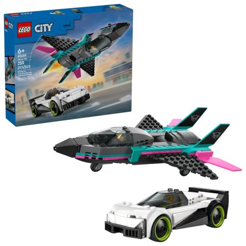 LEGO City 60489 - Odrzutowiec kontra samochód