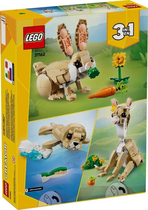 LEGO Creator 3w1 31162 - Uroczy króliczek