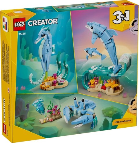 LEGO Creator 3w1 31385 - Zwierzęta morskie: Piękny delfin