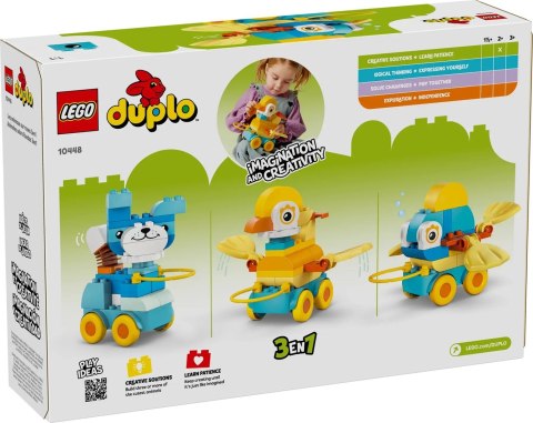 LEGO Duplo 10448 - 3w1 Zwierzątka na kółkach