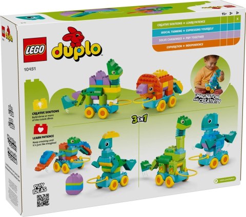 LEGO Duplo 3w1 10451 - Dinozaury na kółkach