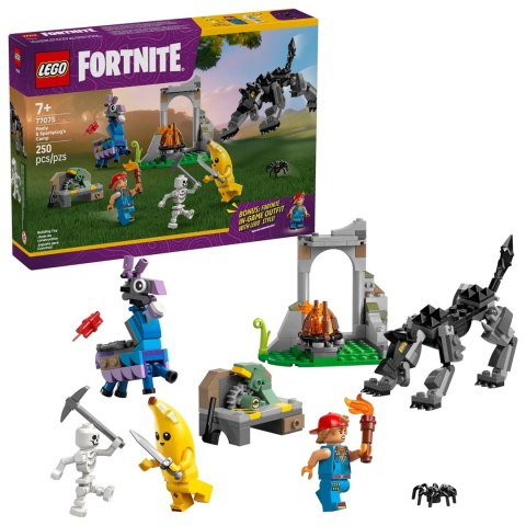 LEGO Fortnite 77075 - Skórek i Iskra oraz obóz