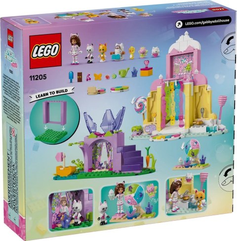 LEGO Gabby's Dollhouse 11205 - Łakociowa Góra i Kiciowy Ogródek