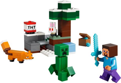 LEGO Minecraft 21583 - Przygoda Steve'a w tajdze