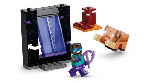 LEGO Minecraft 21584 - Podróż przez portal do Netheru i Kresu