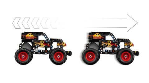 LEGO Technic 42219 - Monster Jam Grave Digger Ogień i lód