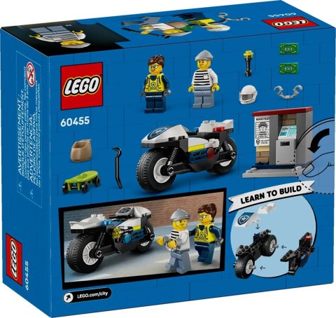 LEGO City 60455 - Pościg na motocyklu policyjnym