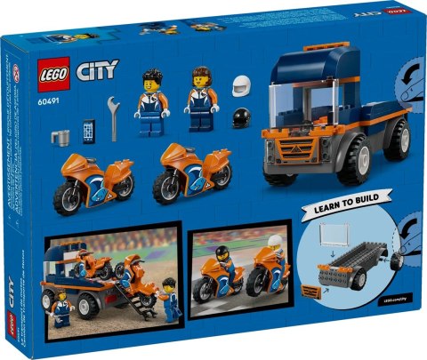 LEGO City 60491 - Laweta dla motocykli