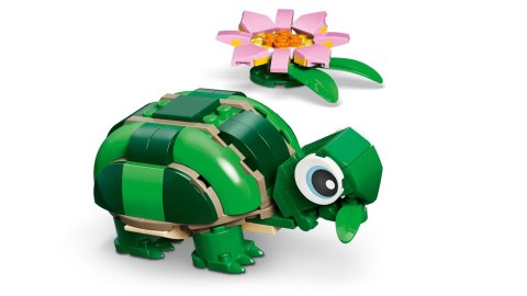 LEGO Creator 3w1 31377 - Żółw i kwiat lilii wodnej