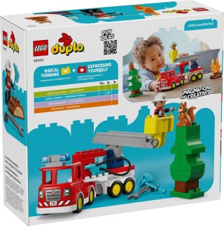 LEGO Duplo 10473 - Wóz strażacki z wężem i strażakiem
