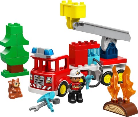 LEGO Duplo 10473 - Wóz strażacki z wężem i strażakiem