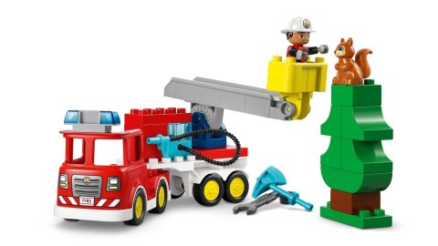 LEGO Duplo 10473 - Wóz strażacki z wężem i strażakiem