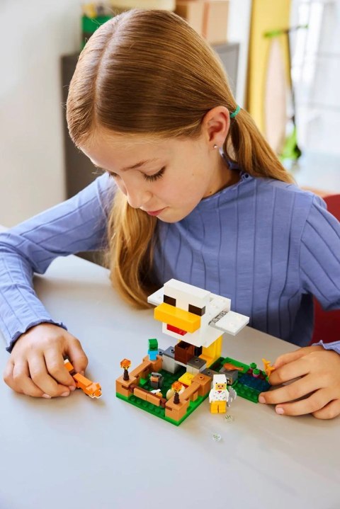LEGO Minecraft 21585 - Farma kurczaków