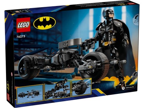 LEGO DC Super Heroes 76273 - Figurka Batmana do zbudowania i batcykl
