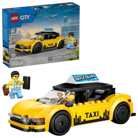LEGO City 60487 - Żółta taksówka