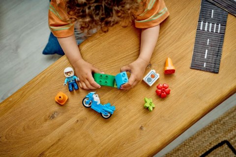 LEGO Duplo 10471 - Niebieski motocykl policyjny