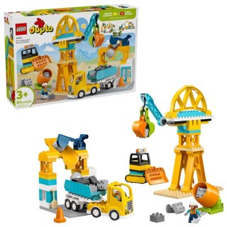 LEGO Duplo 10476 - Plac budowy z pojazdami 3 w 1