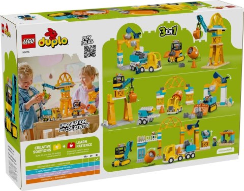 LEGO Duplo 10476 - Plac budowy z pojazdami 3 w 1