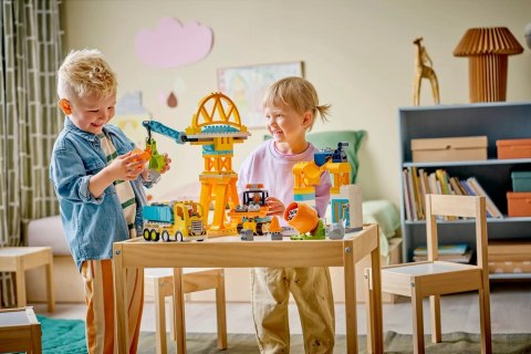 LEGO Duplo 10476 - Plac budowy z pojazdami 3 w 1