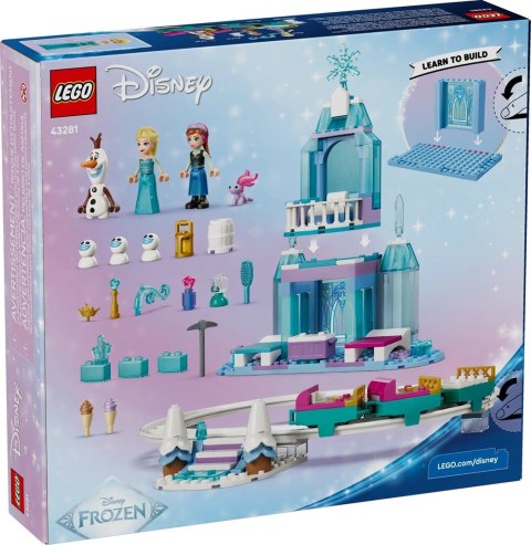 LEGO Disney 43281 - Lodowy zamek Elzy i śnieżna przejażdżka