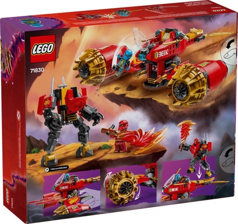 LEGO Ninjago 71830 - Burzowy jeździec-mech Kaia