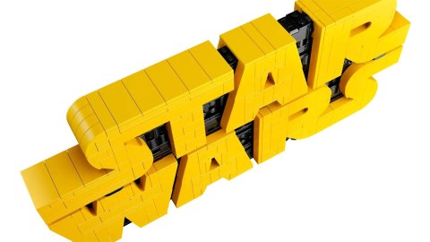 LEGO Star Wars 75407 - Logo Star Wars zbudowane z klocków