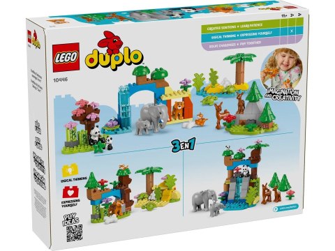 LEGO Duplo 10446 - Rodziny dzikich zwierząt 3 w 1
