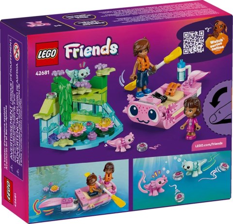 LEGO Friends 42681 - Przygoda na aksolotlowej łodzi