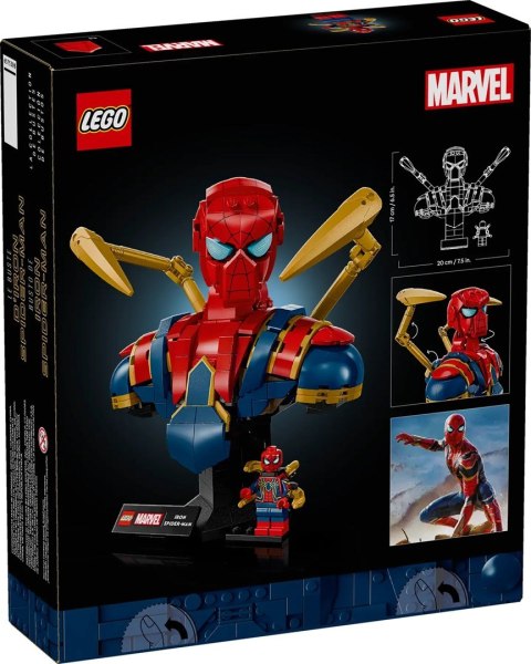 LEGO Marvel Super Heroes 76326 - Popiersie Iron Spider-Mana