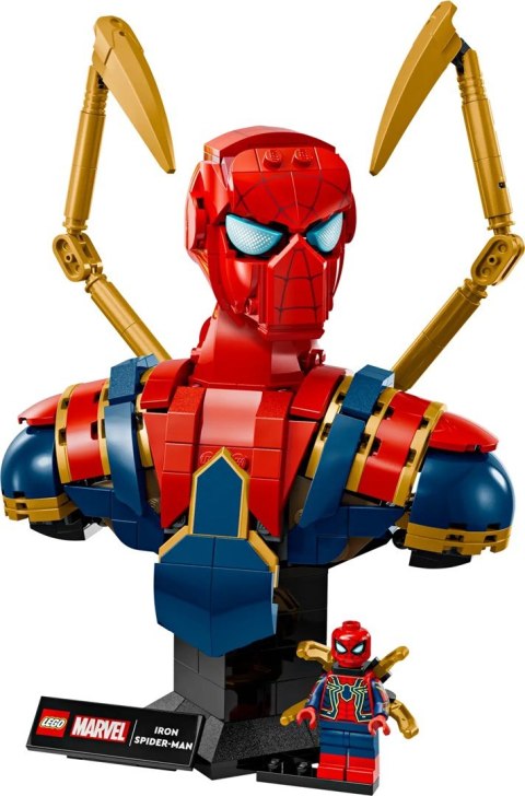LEGO Marvel Super Heroes 76326 - Popiersie Iron Spider-Mana
