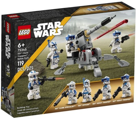 LEGO Star Wars 75345 - Zestaw bitewny - żołnierze-klony z 501. legionu