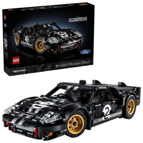 LEGO Technic 42223 - Samochód wyścigowy 1966 Ford GT40 MKII