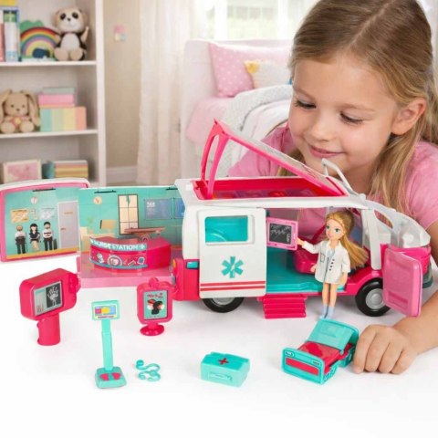 Karetka pogotowia ambulans mobilny szpital lalka akcesoria Kik Sp. z o. o. Sp. k.