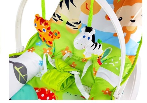 Leżaczek Bujaczek 2w1 Dziecięcy Bujak Fotelik LEAN Toys