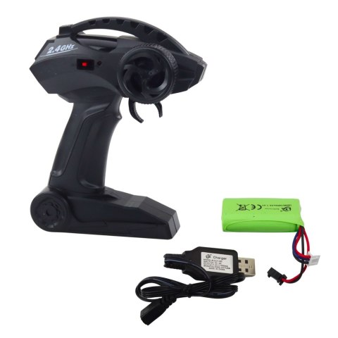 Duży Samochód Terenowo-Sportowy Zdalnie Sterowany RC Czarny 1:8 LEAN Toys