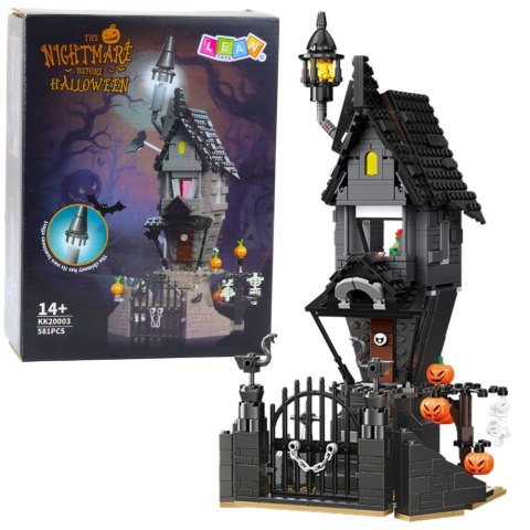 Klocki Konstrukcyjne Dom Strachu Halloween Wieża 581 el. LEAN Toys