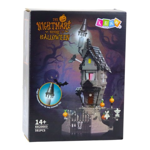 Klocki Konstrukcyjne Dom Strachu Halloween Wieża 581 el. LEAN Toys