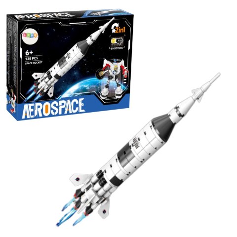 Klocki Konstrukcyjne Lądownik Marsjański Robot Kosmiczny 2w1 146 el. LEAN TOYS