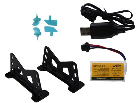 Łódź Wodna RC 2.4G Żółto-Turkusowa Wodoodporna Pilot Do Sterowania LEAN Toys